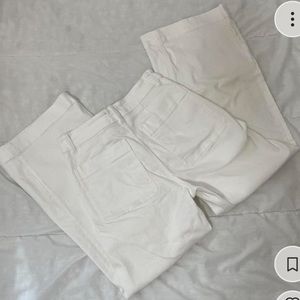 Everlane white wide leg pants